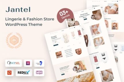 Jantel - Lingerie & Fashion Store WordPress Theme