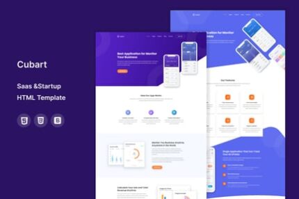 Cubart - Saas &Startup HTML Template