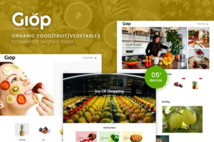 Giop | Organic Food/Fruit/Vegetables Shopify Theme