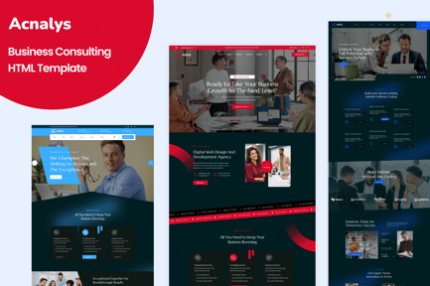 Acnalys – Business Consulting HTML Template