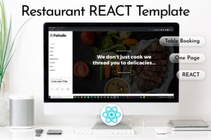 Restaurant & Cafe Food React Template - Foholic