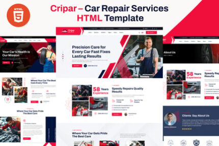 Cripar – Car Repair Services HTML Template