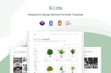 Sozia - Django and Flask Minimal Template