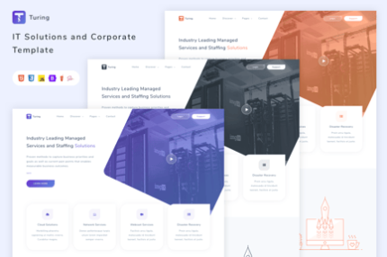 Turing - IT Solutions and Corporate Template