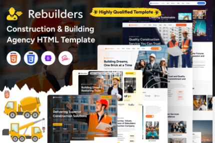 Construction & Building Agency HTML Template