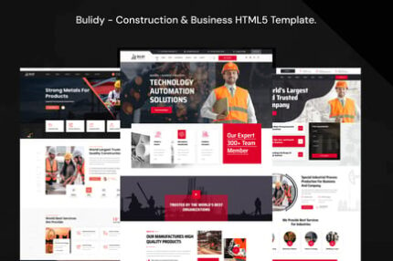 Bulidy - Construction & Business HTML5 Template.