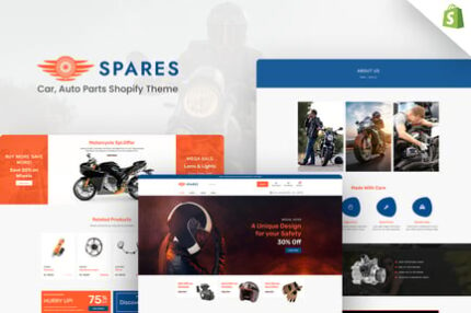 Spares - Car, Auto Parts,Automotive Shopify Theme