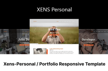 Xens-Personal / Portfolio Responsive Template