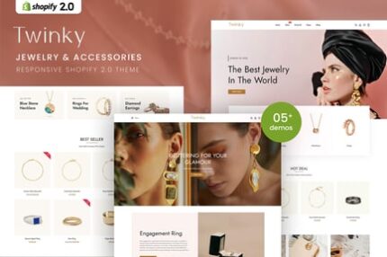 Twinky - Jewelry & Accessories Shopify 2.0 Theme