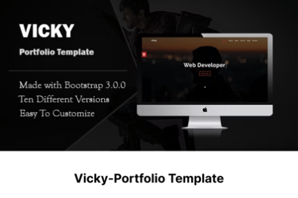 Vicky-Portfolio Template