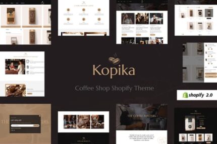 Kopiko - Cafe Bakery & Coffee Shop Shopify Theme