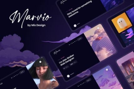 Marvio - Coming Soon & Portfolio Template