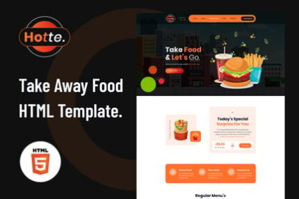 Hotte - Take Away Food HTML5 Template