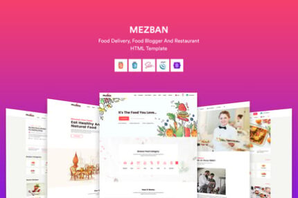 Food Delivery, Food Blogger & Restaurant Template