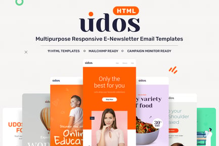 Udos - Multipurpose Responsive E-Newsletter Email