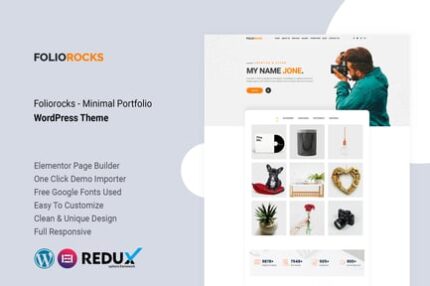 Foliorocks - Minimal Portfolio WordPress Theme