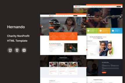 Hernando - Charity NonProfit HTML Template