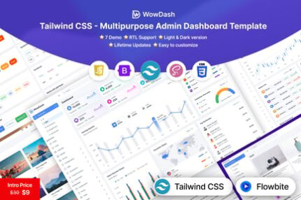 WowDash – Tailwind CSS - Admin Dashboard Template