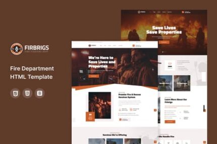 Firbrigs - Fire Department HTML Template