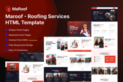 Maroof - Roofing Services HTML Template