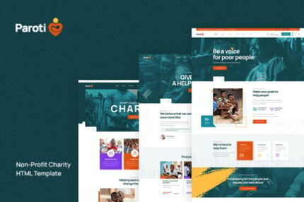 Paroti - Non Profit Charity HTML Template