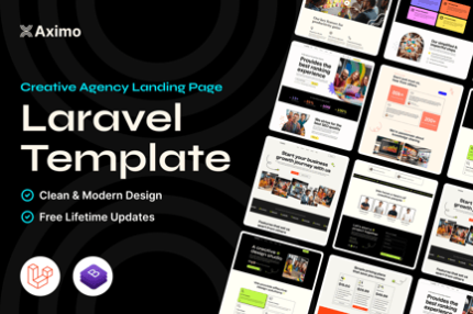 Aximo - Laravel 11 - Creative Agency Template