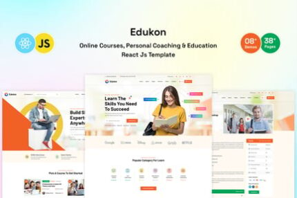 Edukon - Education And LMS React JS Template