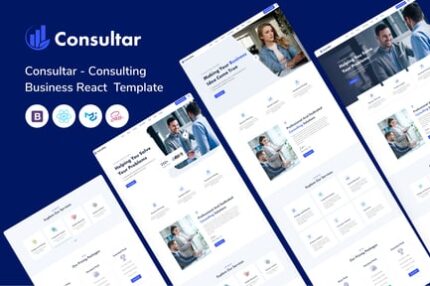 Consultar - Business Consulting React Template