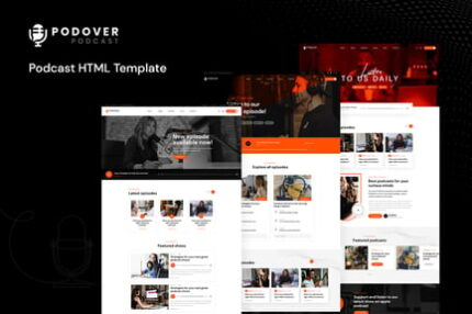 Podover - Podcast HTML Template