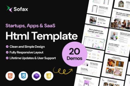 Sofax - Saas & Startup Html Template