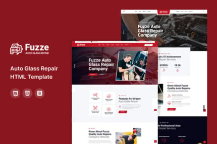 Fuzze - Auto Glass Repair HTML Template