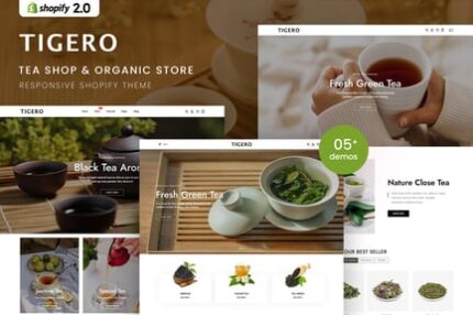 Tigero - Tea Shop & Organic Store Shopify Theme