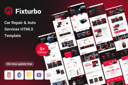 Fixturbo - Car Repair & Auto Services HTML5