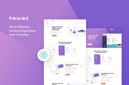 Nonid - React Next SEO & Software Landing Page