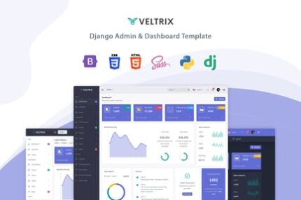 Veltrix - Django Admin & Dashboard Template