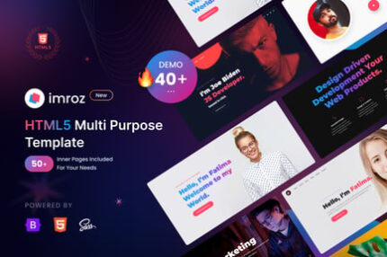 Imroz - Agency and Portfolio Template