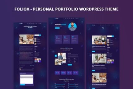 Foliox - Personal Portfolio WordPress Theme