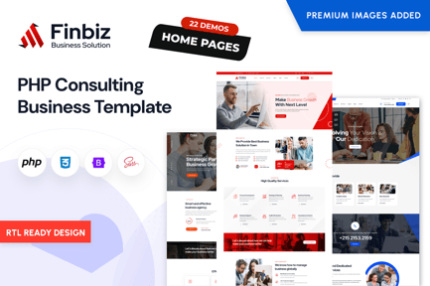 Finbiz - PHP Consulting Business Template