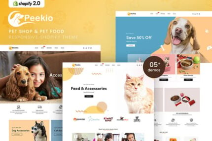 Peekio - Pet Shop & Pet Food Shopify Theme