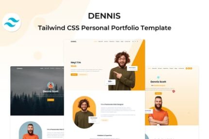 Dennis - Tailwind CSS Personal Portfolio Template