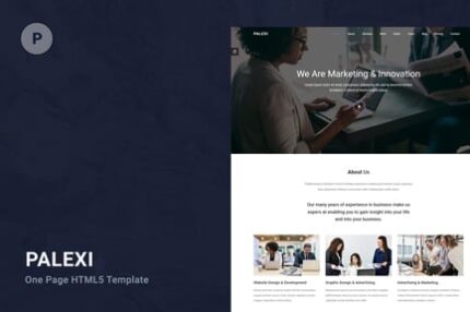 Palexi - One Page HTML5 Template