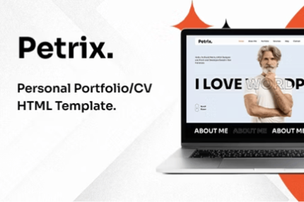 Petrix - Personal Portfolio/CV HTML Template