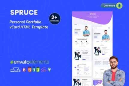 Spruce - Portfolio and vCard Template