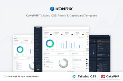 Konrix - CakePHP Tailwind CSS Admin & Dashboard