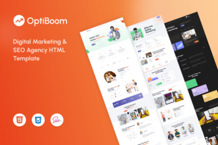 OptiBoom - Digital Marketing & SEO Agency HTML5