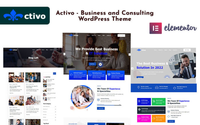 Activo - Business and Consulting WordPress Theme