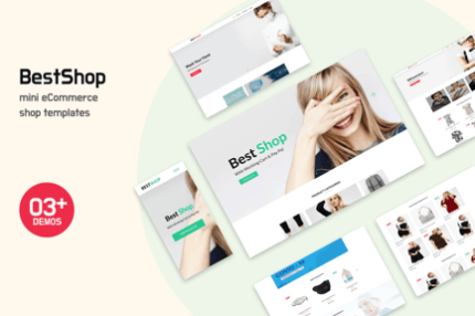 Bestshop - One Page Mini eCommerce Shop Templates