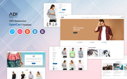 Adi - Fashion OpenCart Template