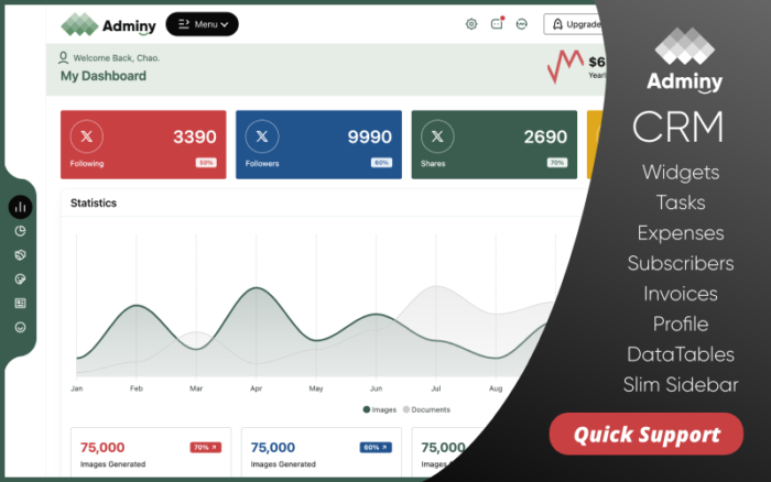 Adminy Bootstrap Admin Panel Admin Template