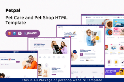 Petpal - Pet Care and Pet Shop Template